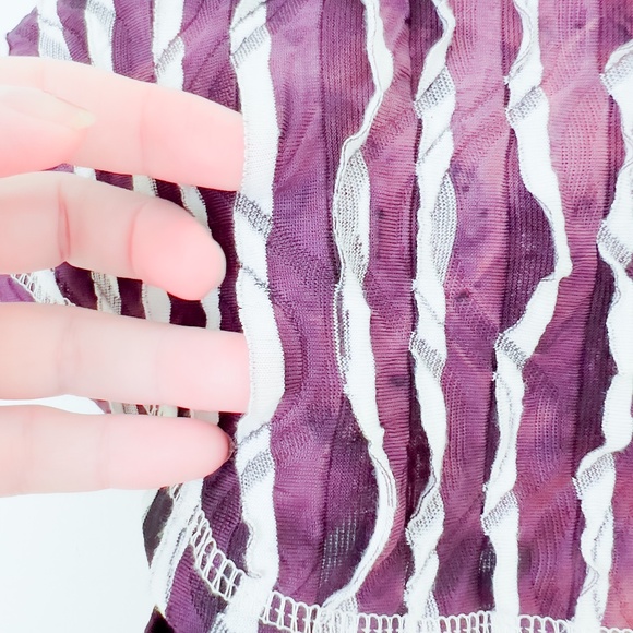 Vintage Purple Y2K Dress Very Stretchy Size Small-Medium Whimsigoth Distressed - Picture 11 of 14